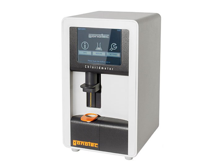 Chloridmeter Digital chloride titrator. Device which serves to measure the concentration of chloride ions in hydrous micro assays.